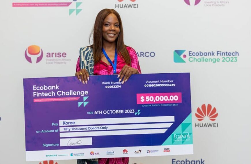 KOREE Lauréate du Ecobank Fintech Challenge et Triomphante Levée de Fonds de 200,000 Dollars